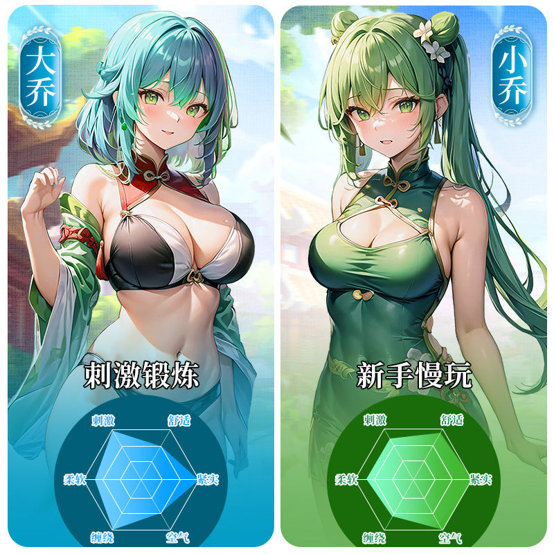 "DiaoChan Twins Onahole Set – Da Qiao & Xiao Qiao Fantasy Pleasure Cup"